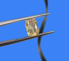 1.73 Ct Natural Ceylon Unheated Yellow Sapphire