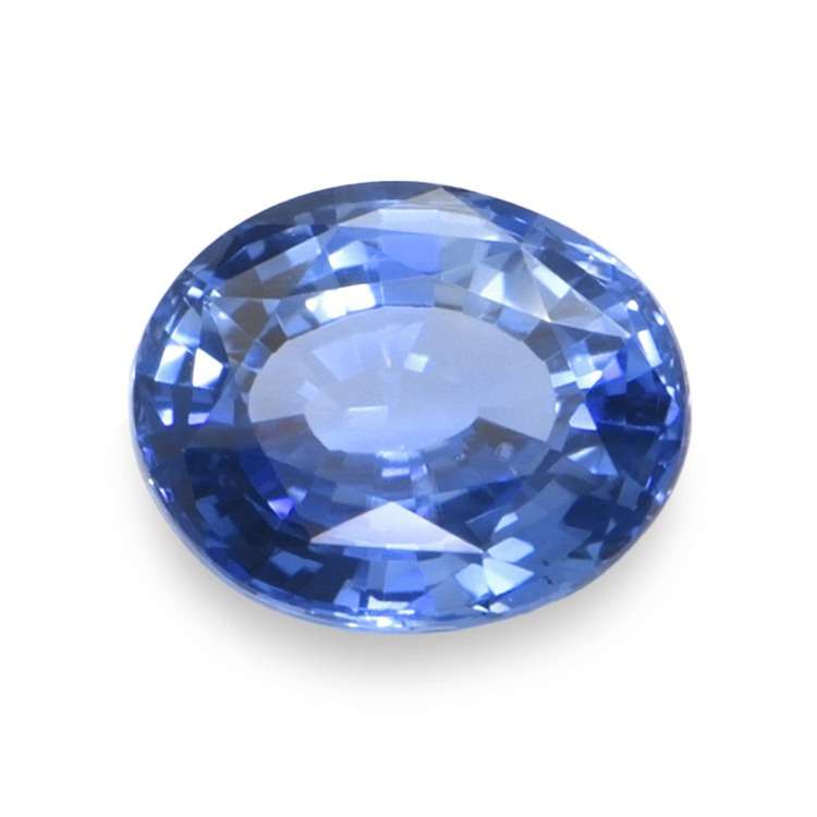 1.05 Carat Oval Shaped Ceylon Natural Unheated Blue Sapphire
