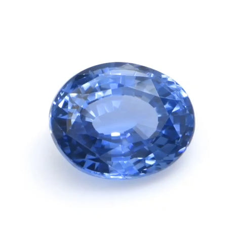 1.05 Carat Oval Shaped Ceylon Natural Unheated Blue Sapphire