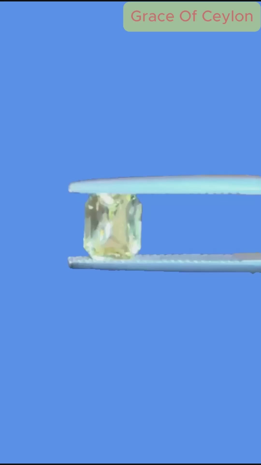 2.05 Ct Natural Ceylon Unheated Yellow Sapphire Octagon Cushion Cut